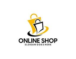 modern online Geschäft Logo Designs Vorlage vektor