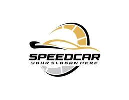 sportbil logotyp mall, perfekt logotyp för företag relaterade till bilindustrin vektor