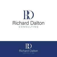 richard Dalton Beratung Vektor Logo Design. r und d Logotyp. rd Initialen Logo Vorlage.