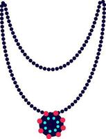 Halskette Symbol im Abbildung zum Luxus Konzept. vektor