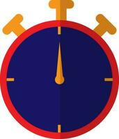 Blau, rot und Orange Chronometer. vektor
