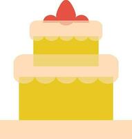 isoated färgrik ikon av kaka för firande begrepp. vektor
