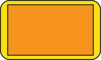 illustration av orange styrelse ikon för utbildning. vektor