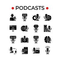 Podcast-Glyphen-Symbole festgelegt