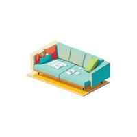 modern soffa vektor