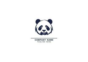 Bär oder Panda Logo Symbol . Vektor Illustration. Konzept zum Hemd oder Logo, drucken, Briefmarke oder Tee. Jahrgang Typografie Design mit Camping Zelt