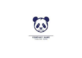 Björn eller panda logotyp vektor ikon, vild djur, emblem, högt och grizzly, vit bakgrund, Björn marknadsföra, stock utbyta, vektor illustration