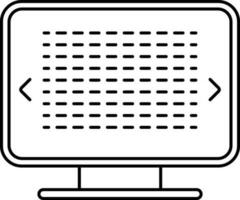 webb programmering och kodning symbol. vektor