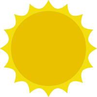 isoliert Symbol von Sonne. vektor