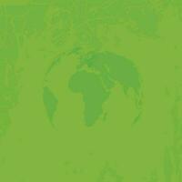 Grün Erde Globus auf Hintergrund. vektor