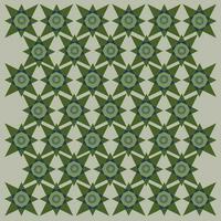 islamisch geometrisch abstrakt Design Muster im Grün Farbe. vektor
