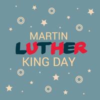 Vektorillustration eines Hintergrunds für Martin Luther King Day vektor