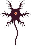 symbol av nervcell systemet i kropp. vektor