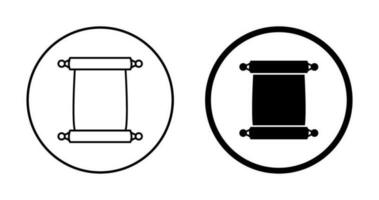 Rolle des Papiervektorsymbols vektor