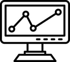 Analytics-Vektor-Icon-Design vektor