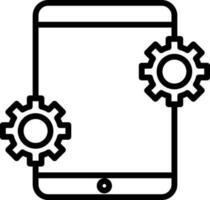 Handy, Mobiltelefon App Vektor Symbol Design