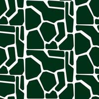 en mönster av abstrakt siffror i de form av en mosaik- för stenar. sten mönster, vit-grön yta, strukturell mönster, grafisk tegel, steinmästare, geometrisk skal. utskrift på textilier och papper vektor