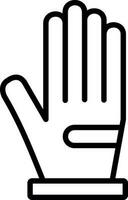 Handschuh-Vektor-Icon-Design vektor