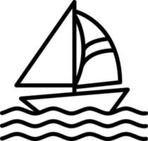 segeln Vektor Symbol Design
