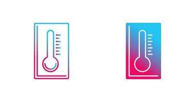 Thermometer-Vektor-Symbol vektor