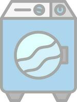 tvättning maskin vektor ikon design