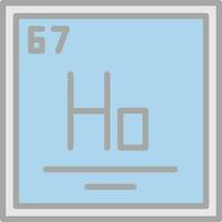 Holmium Vektor Symbol Design