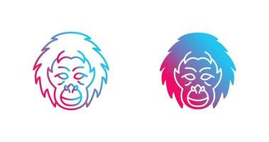 Orang-Utan-Vektorsymbol vektor