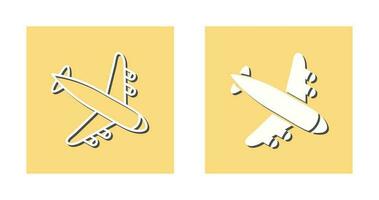 Symbol für Landeflugzeug-Vektor vektor