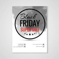 Abstrakt svart fredag ​​försäljning affisch broschyr mall design vektor
