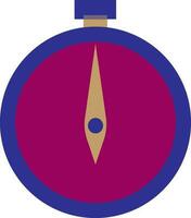 Sport Chronometer im Rosa und Blau Farbe. vektor