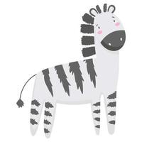 zebra djur tecknad