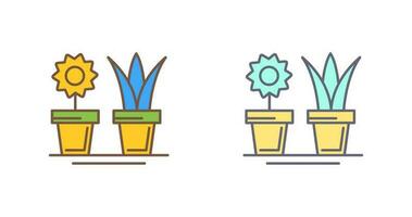 hus växter vektor ikon