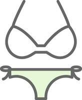 bikini vektor ikon design