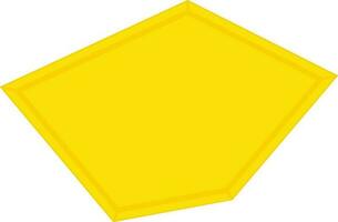 Gelb Aufkleber, Etikett oder Etikette Design. vektor