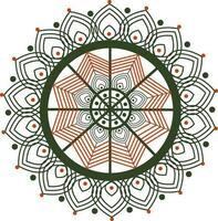 kreativ blommig mandala design. vektor