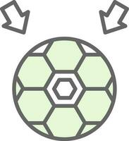 Fußball Ball Vektor Symbol Design