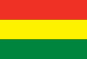 Bolivia officiellt flagga vektor