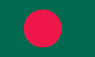 bangladesch offiziell flagge vektor