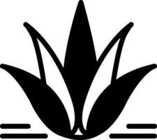 fast ikon för agave vektor