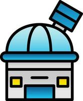 observatorium vektor ikon design