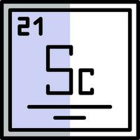 Scandium Vektor Symbol Design