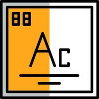 Aktinium Vektor Symbol Design