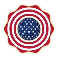 USA Flag Seal vektor
