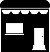 Illustration von schwarz Cafe Symbol. vektor