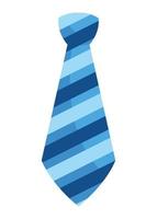 blå randig slips vektor