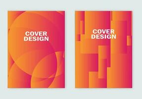 abstrakt mönster textur bok broschyr affisch omslag lutning mall illustration av en uppsättning av banderoller vektor