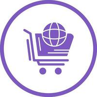 World-Shopping-Vektor-Symbol vektor