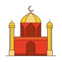 Moschee Gebäude Arabisch vektor