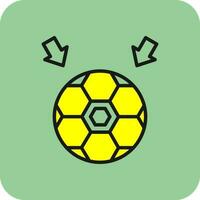 fotboll boll vektor ikon design