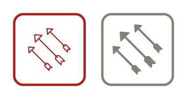 Einzigartiges Pfeil-Vektorsymbol vektor